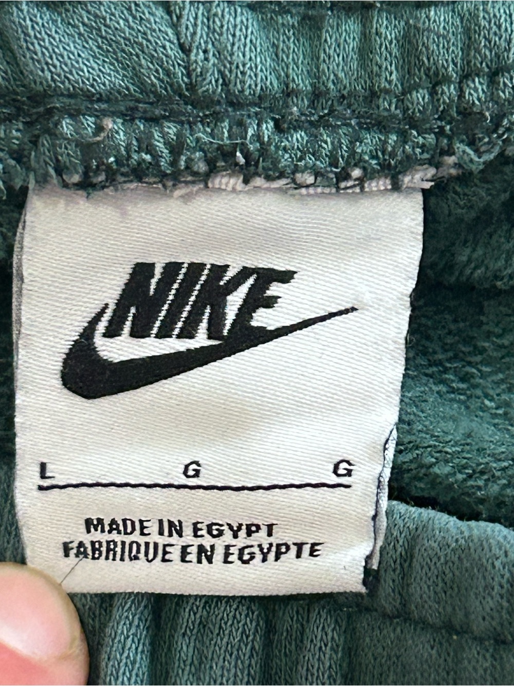 Y2K Nike Sport & Sanctuary Club Fleece Green Jogger Pants FB9080-397 Men's Large - Picture 6 of 10